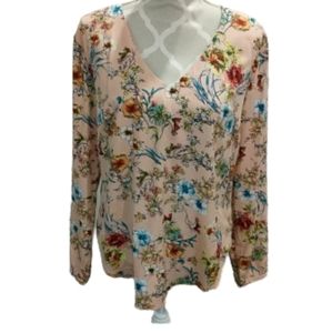 Mercer and Madison v-neck long sleeve blouse